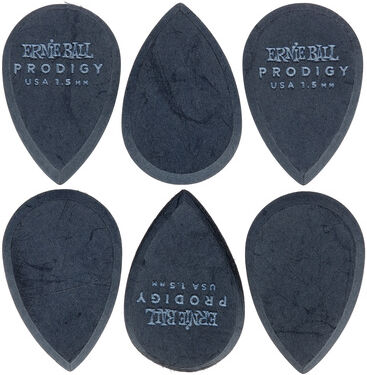 Ernie Ball Prodigy Picks 1,5 mm BK Schwarz