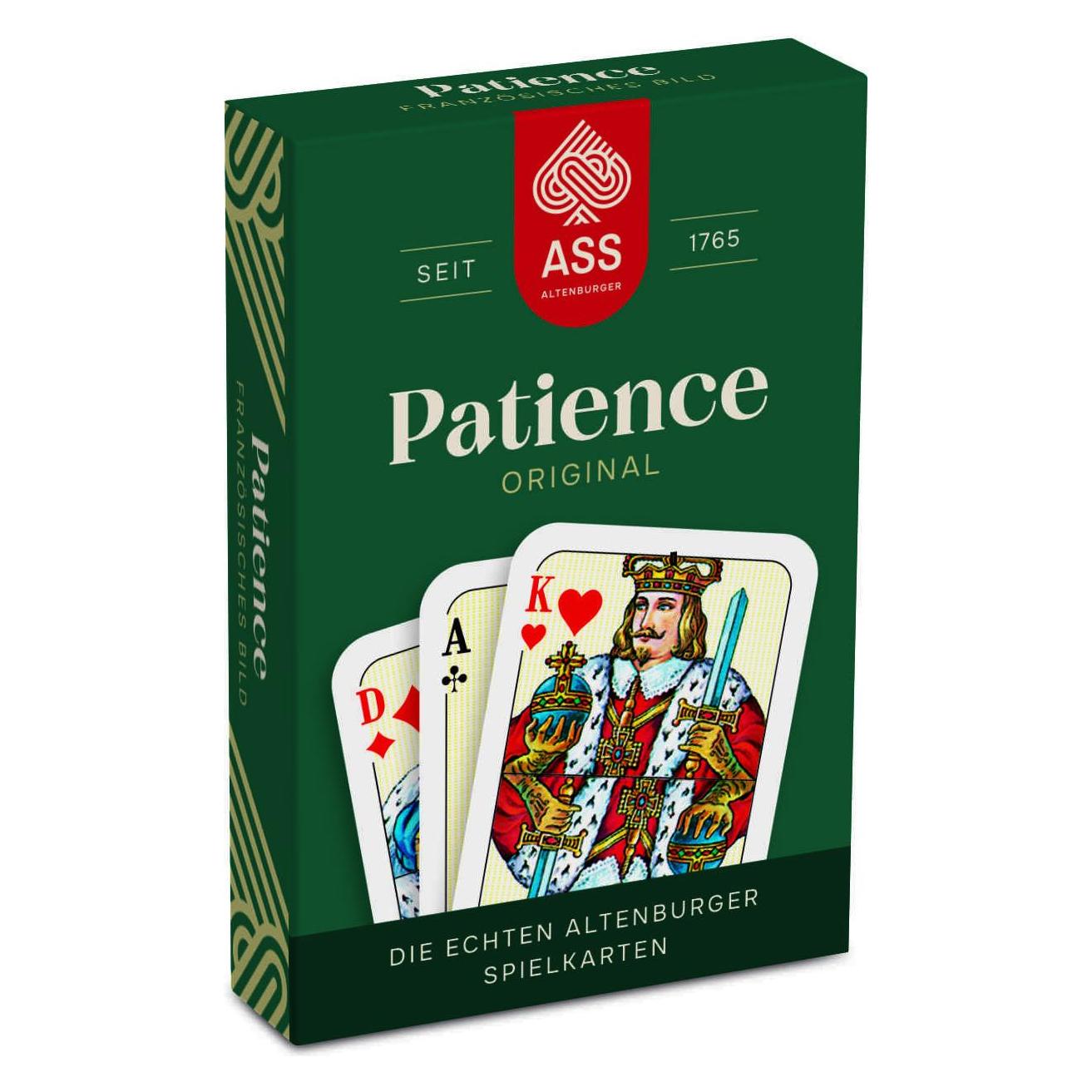 ASS Altenburg Spielkarten Patience Mini 36x54mm (Deutsch, 1 - 4 Spieler) (10052668-0001)