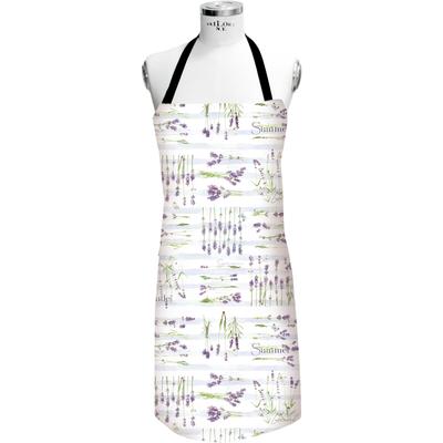 Kochschürze APELT "7304 SUMMERTIME, Sommerdeko, Sommer", bunt (weiß, flieder, grün), B:80cm L:85cm, Baumwolle, Schürzen, Kochschürze, Digitaldruck