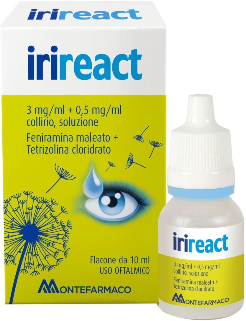 Montefarmaco Irireact 3 + 0,5 mg/ml 10 ml collirio soluzione