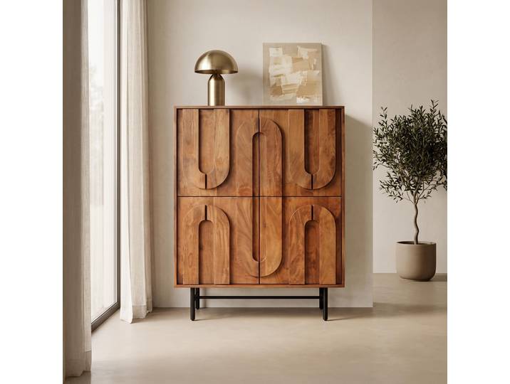 Meuble bar en bois massif - Flow