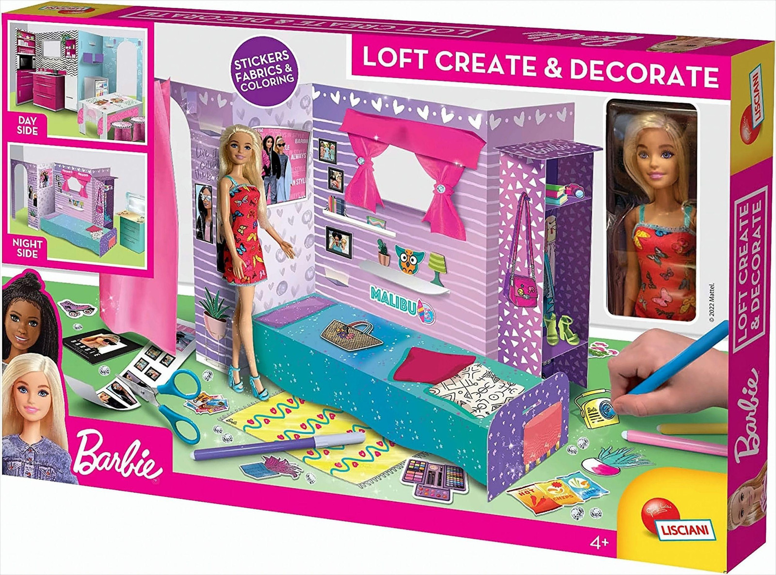 Lisciani Barbie Huis Ontwerp en Versier Set
