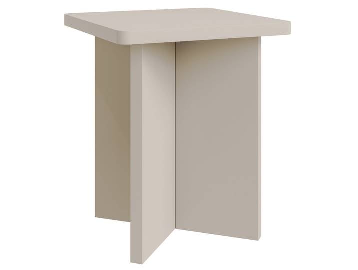 Quadratischer Couchtisch Qubeo 42 cm Kaschmir
