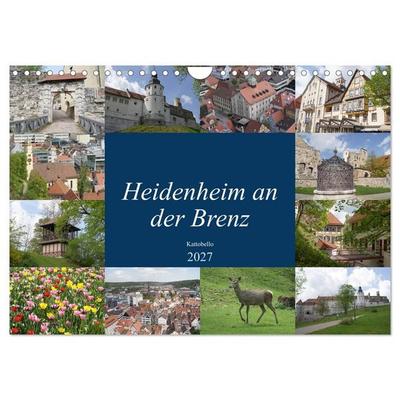 Heidenheim an der Brenz (Wandkalender 2027 DIN A4 quer), CALVENDO Monatskalender