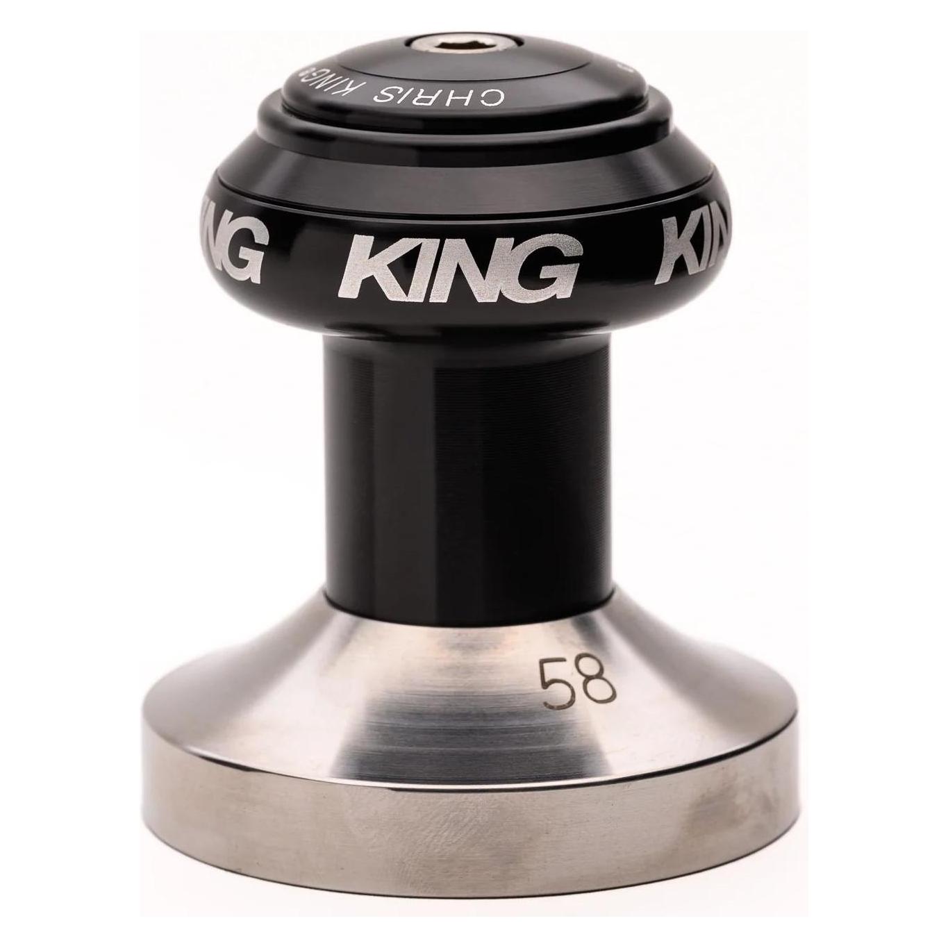 Chris King Espresso Tamper, 58mm, flat, black (52283365)
