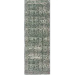 benuta Nest In- & Outdoor-Läufer Artis Grün 80x250 cm - Teppich für Balkon, Terrasse & Garten