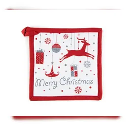 Excelsa Topflappen Merry Christmas Baumwolle 20Xh0,5X20 Cm Bunt