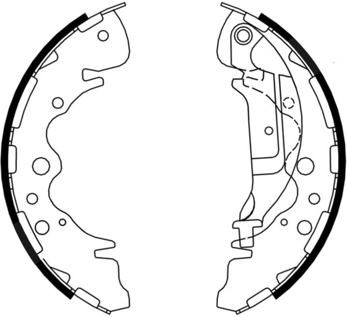 Bremsbackensatz ABE C00324ABE