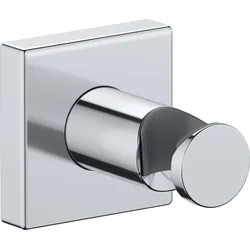 Duravit Brausehalter, Rosette eckig, UV0620026010, Farbe: Chrom Hochglanz