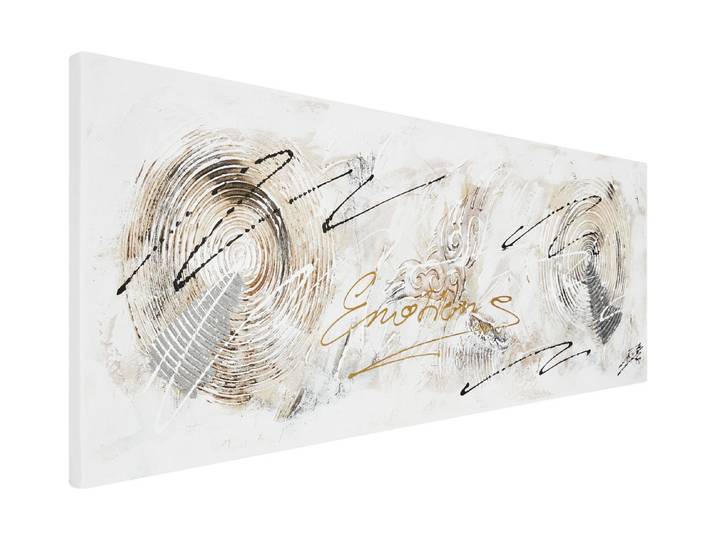 Wandbild handgemalen 40x120 Emotions