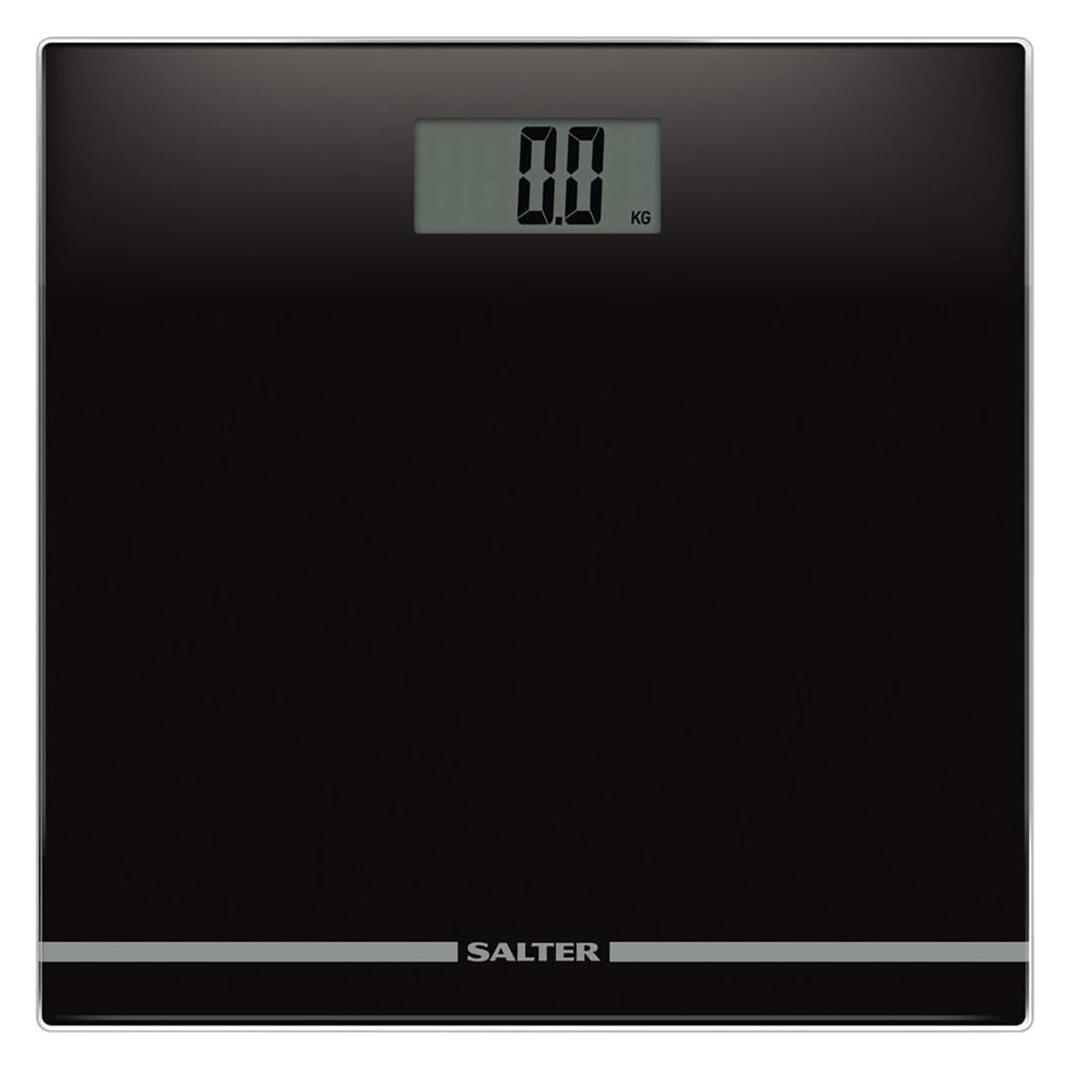 Salter 9205 BK3RCEU16 Large Display Glass Electric Scale Black (180 kg) (9205 BK3RCEU16)