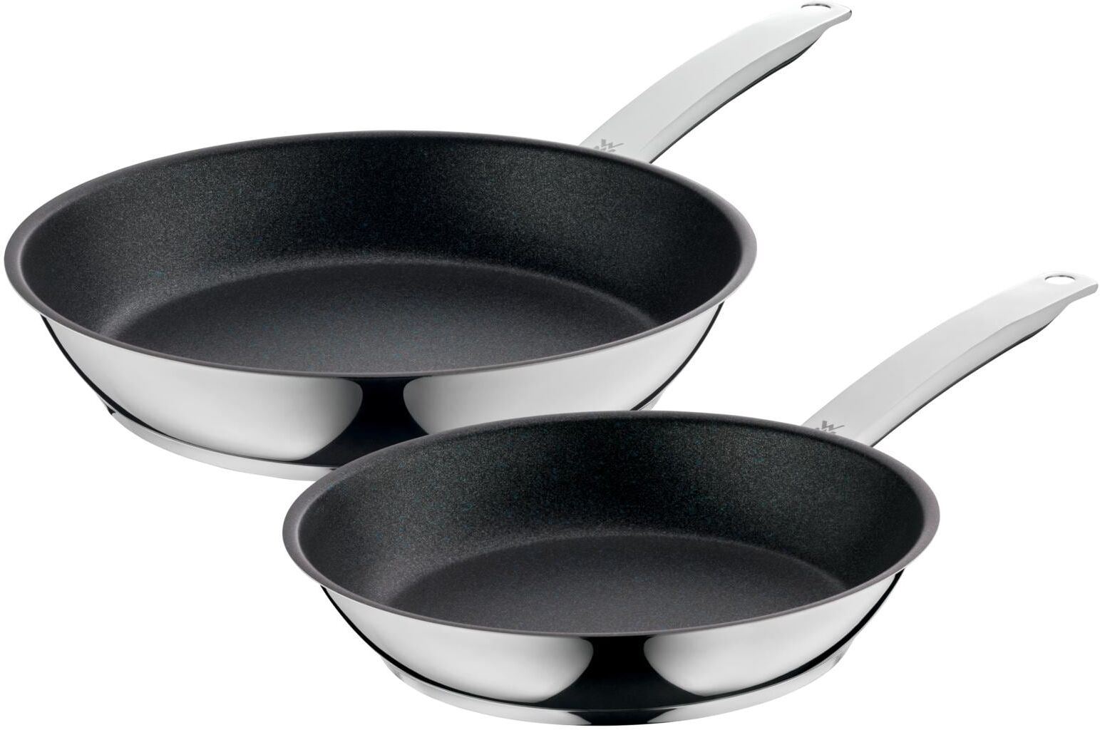 Bratpfanne WMF "PermaDur Advance", silber (silberfarben), Ø:28cm, Pfannen, Bratpfanne silberfarben Ø 28cm