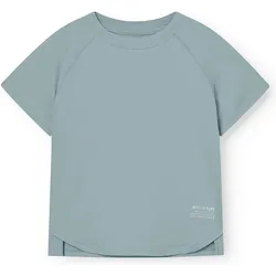 Mini a ture, Unisex, Funktionsshirt, Matbjergi (104), Blau, 104