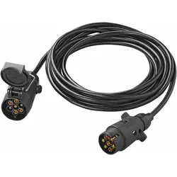 Verlängerungskabel mit Stecker und Steckdose  - 7-polig