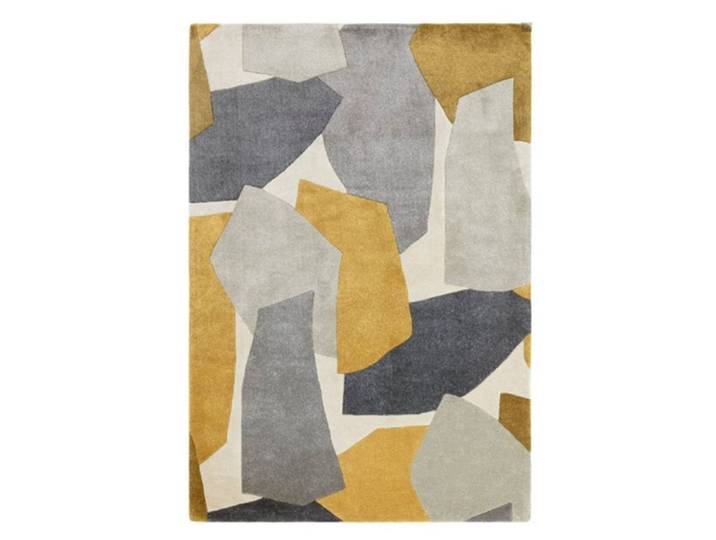 Tapis de salon moderne et design jaune 120x170 cm