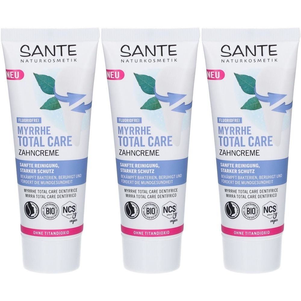 Sante Myrrhe Total Care Zahncreme x3 3x75 ml