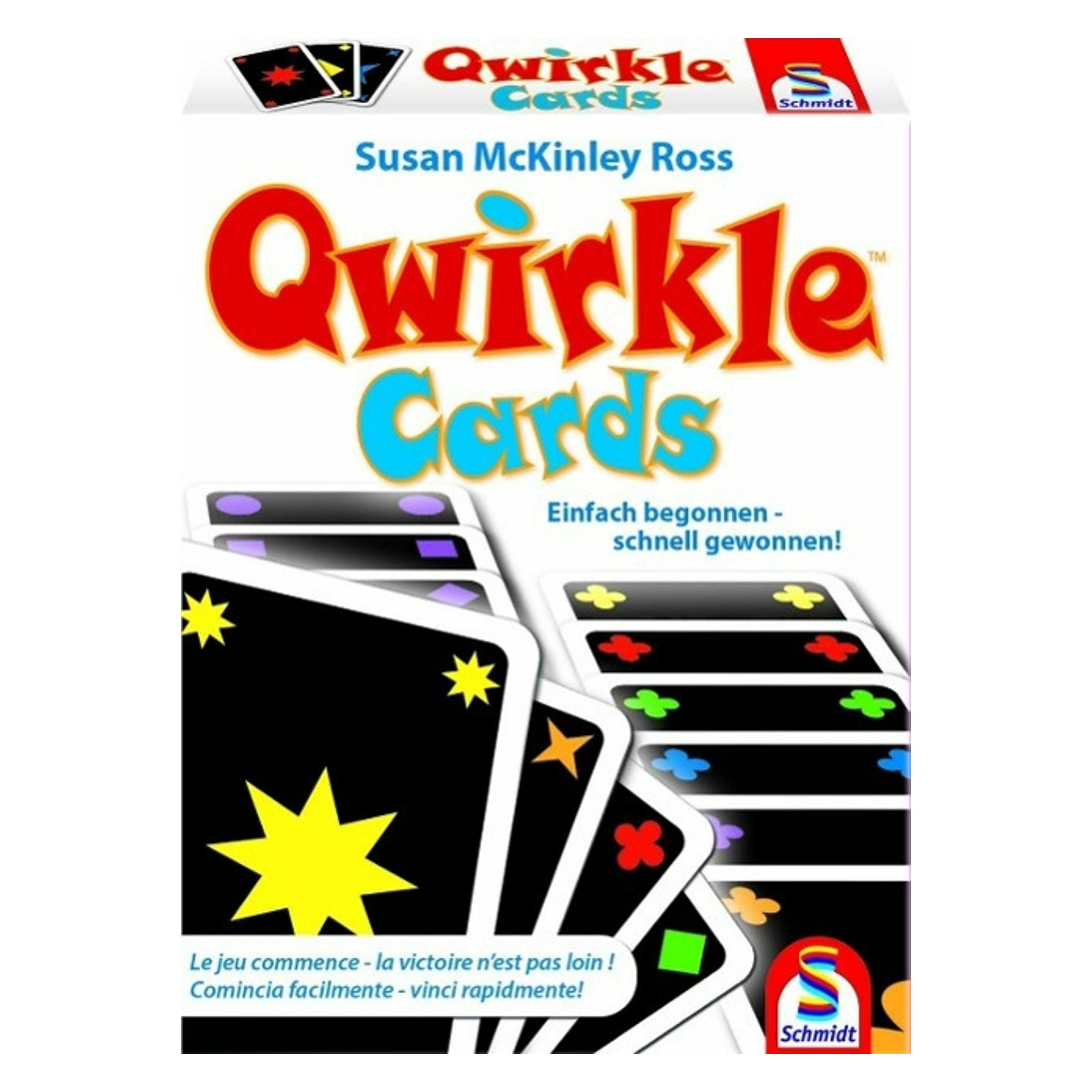 Schmidt Spiele Qwirkle Cards (Deutsch, Französisch, Italienisch, 2 - 4 Spieler) (75034)