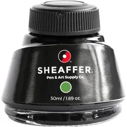 Sheaffer, Ersatzpatronen + Tintenfass, Tintenfass 50ml Grün (Grün, 1 Stk.)