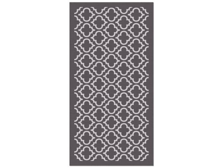Tapis Extérieur Panorama Cusco Blanc 80x250 cm - Tapis Vinyle pour Balcon et Jardin