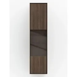 Vitrine Scottsdale Holz Braun Buche