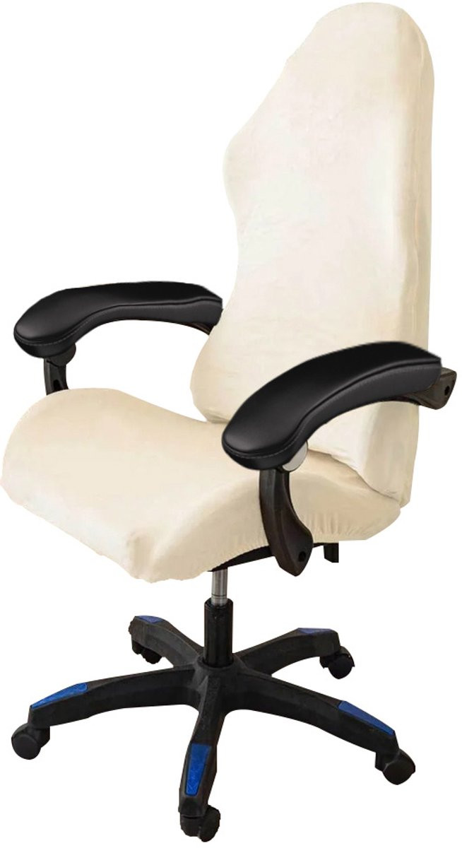 Meble odNowa Serie Gaming Stoelhoes Fluweel Crème Elastisch