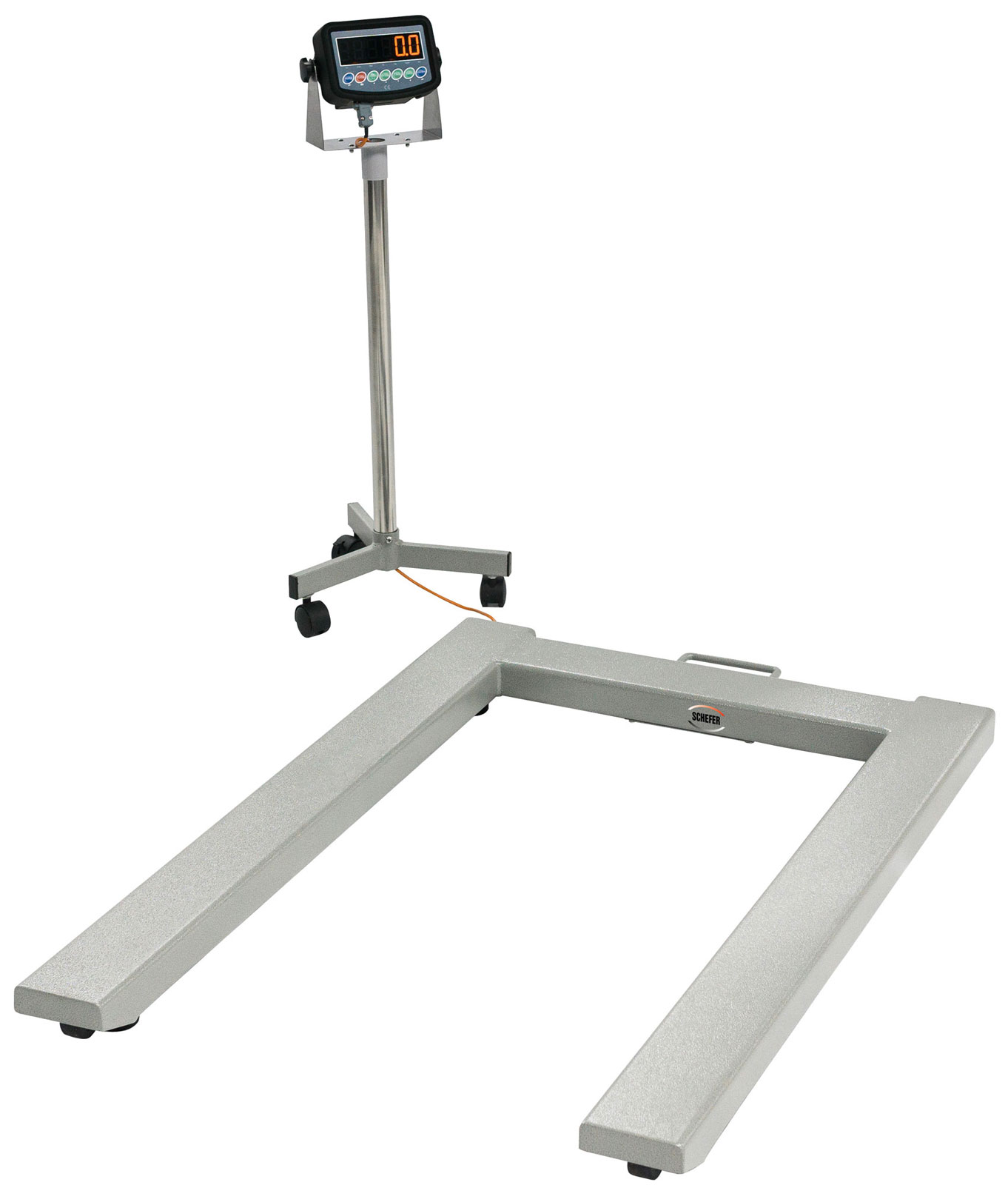 Schefer Bodenwaage U-Form Premium mit Displayanzeige 1107050W30