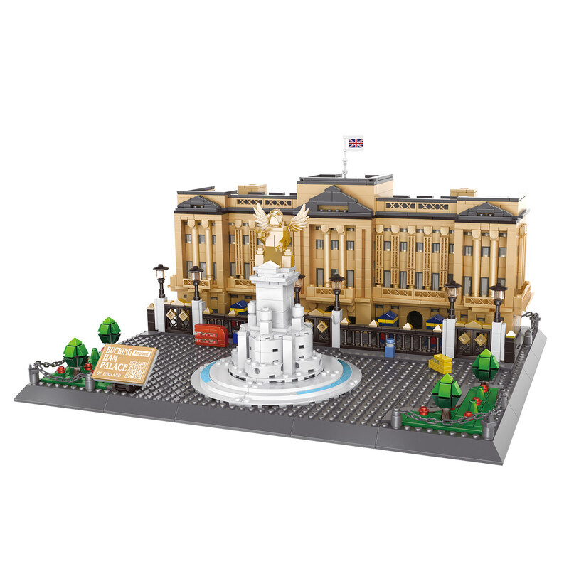 WANGE Buckingham Palace Londen Engeland Bouwstenenset met 1695 stuks
