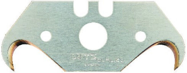 LUTZ BLADES Lame à crochet TiN 48,2x18,7x0,65mm pack de 10 pièces ; Gesutra (480580)