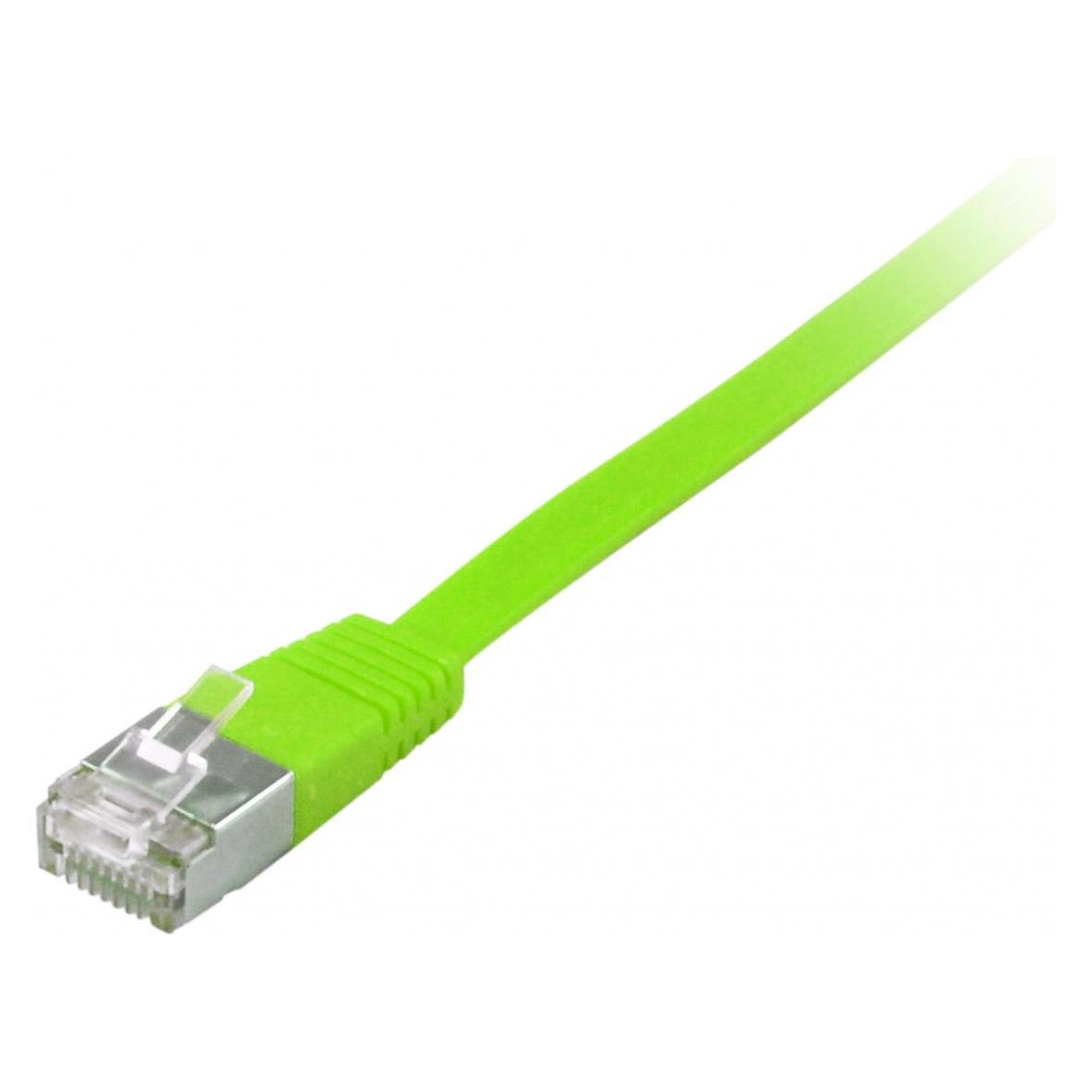 equip Cat. U/FTP Flat Patchkabel (U/FTP, CAT6a, 10 m) (607646)