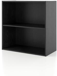 Denhour DH BASIC Modern Stackable Storage Organizer Bookcase with Doors