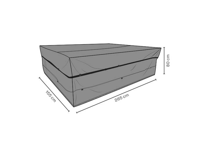 Brafab Brafab Möbelschutz Sitzgruppe Schwarz 265x155 cm