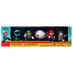 Jakks Pacific Super Mario Boo 6cm Figurine 5-pack