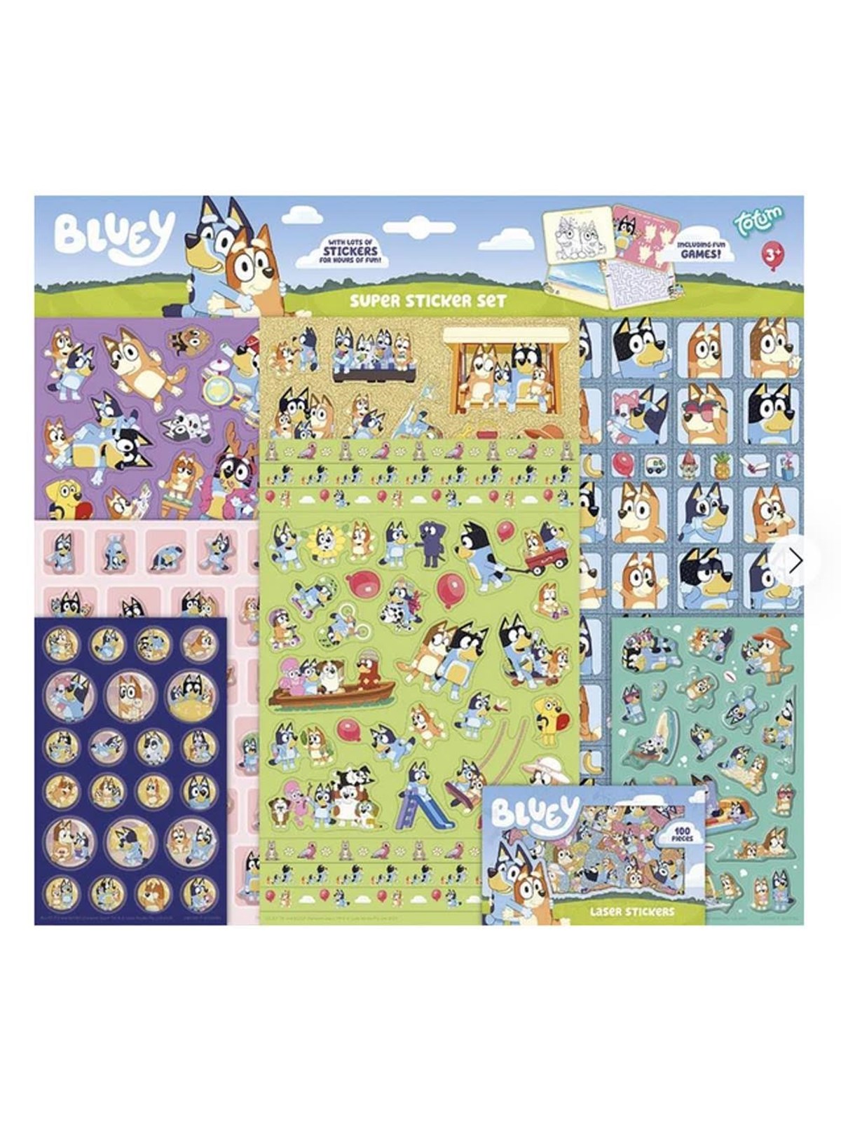 Creative Craft Group BLUEY Super Sticker Set
