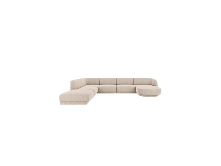Modulares Design Panorama „Miley“ (6/7-Sitzer) Chenille Beige Chosen by Bloomingloft