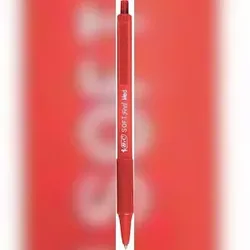 BiC Kugelschreiber Soft Feel Clic Grip rot