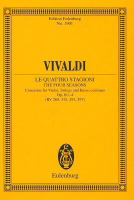 Edition Eulenburg Vivaldi Die vier Jahreszeiten