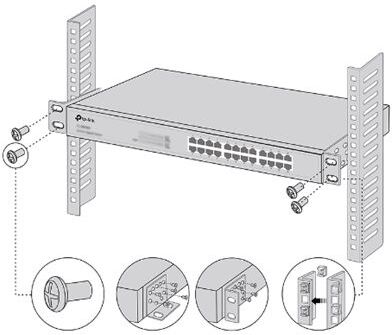 TP-LINK RackMount Kit-19 19-inch Switches Rack Mount Kit