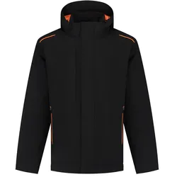 Winterjacke "402703" Accent - XL - black/orange