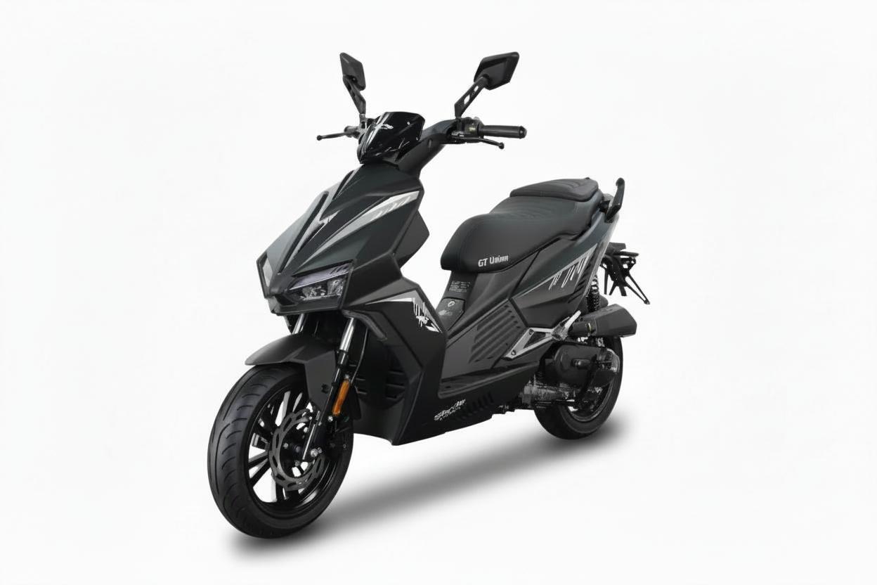 Motorroller Matador A7, 50ccm 25 km/h, Euro 5, mattschwarz GT Union