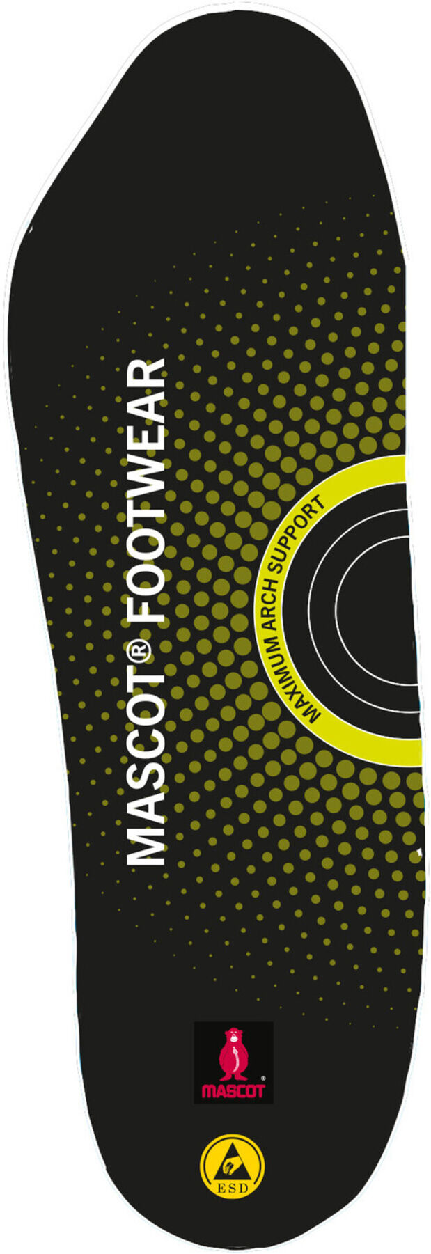 Mascot Einlegesohlen Größe 1141 schwarz maximale Fußgewölbestütze (FT092-276-09-1141)