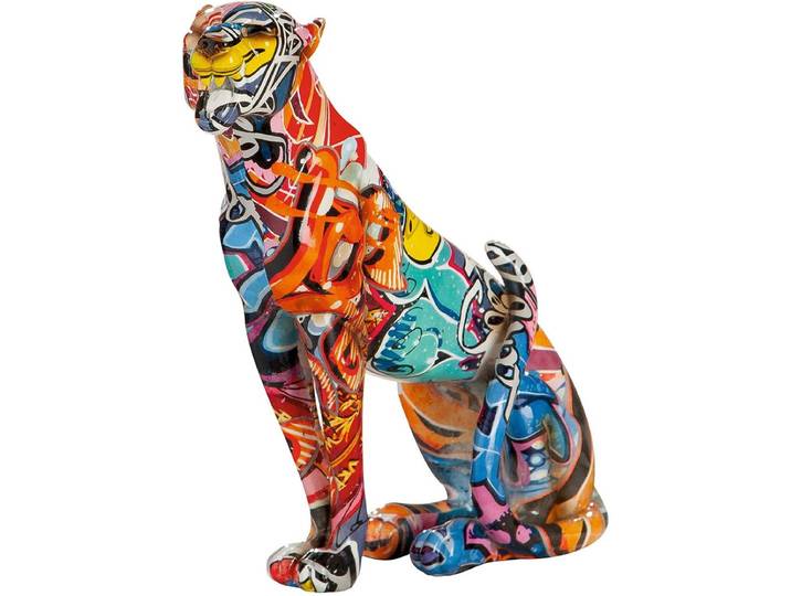Gilde Handwerk - Prachtig luipaard in Street Art / Graffitti / Pop Art - Luipaard - Streetart - 7x20.5cm