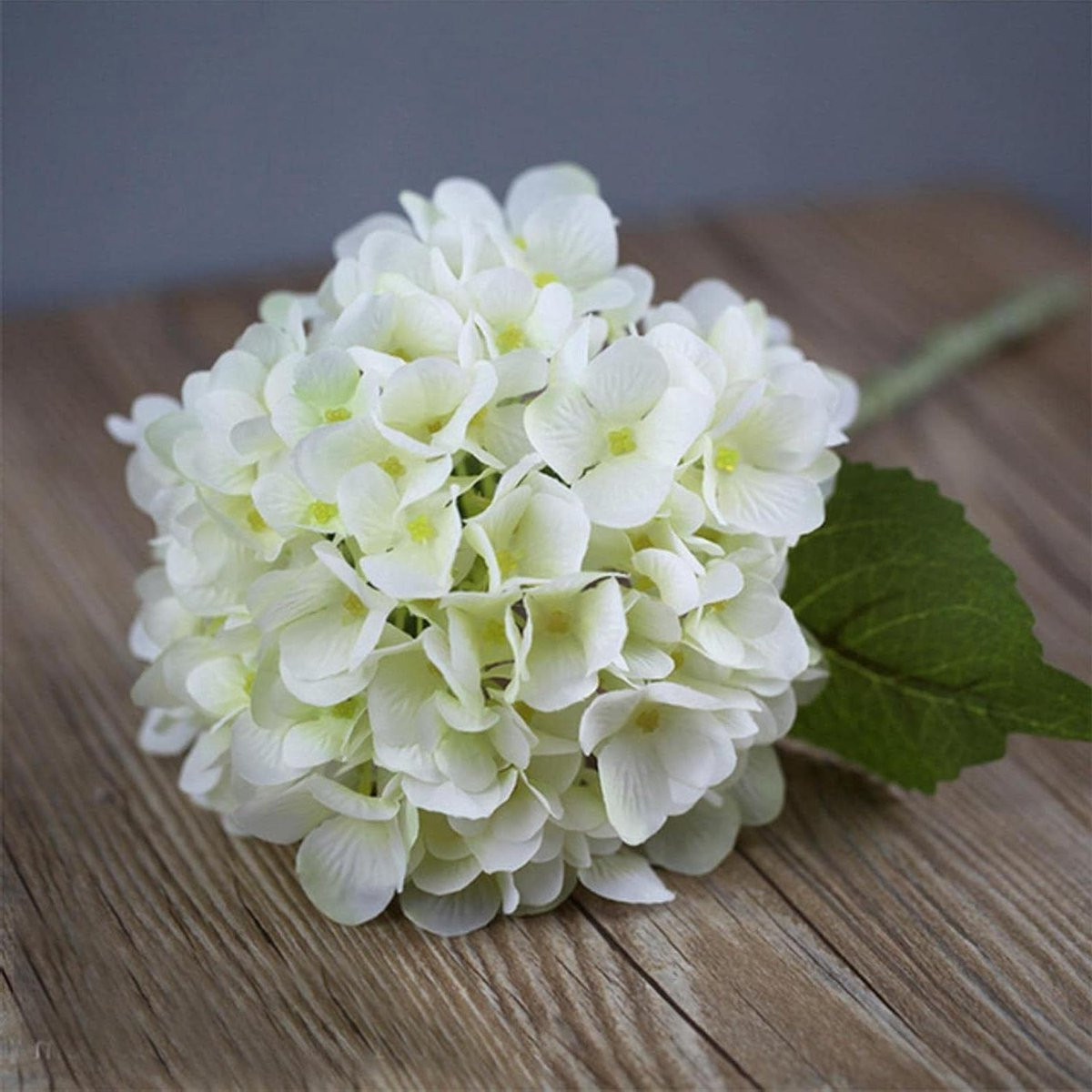 Blauwe kunsthortensia bloementak van zijde voor bruiloftdecoratie - 1 stuk