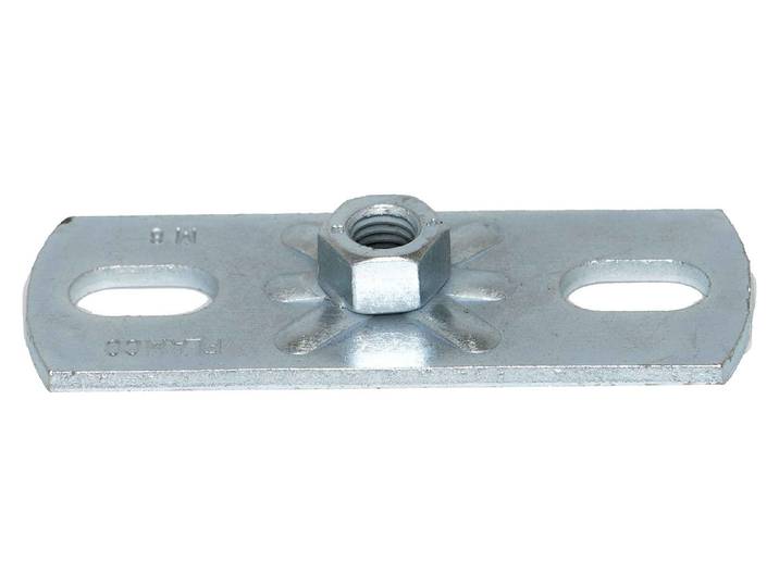 Rohrschellen-Grundplatte Verzinkt 80 × 3 cm
