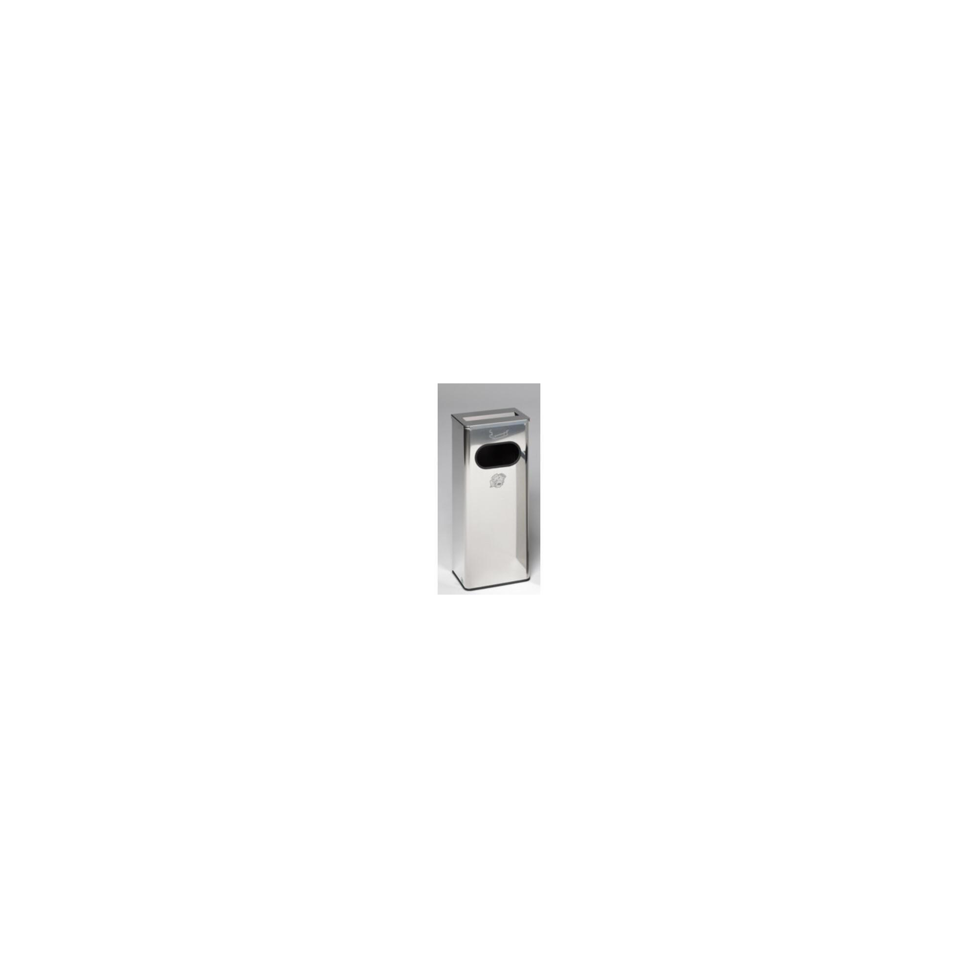 VAR Ascher/Abfallsammler 32 l Ascher u. Abdeckung Edelstahl poliert 32 l (28738)