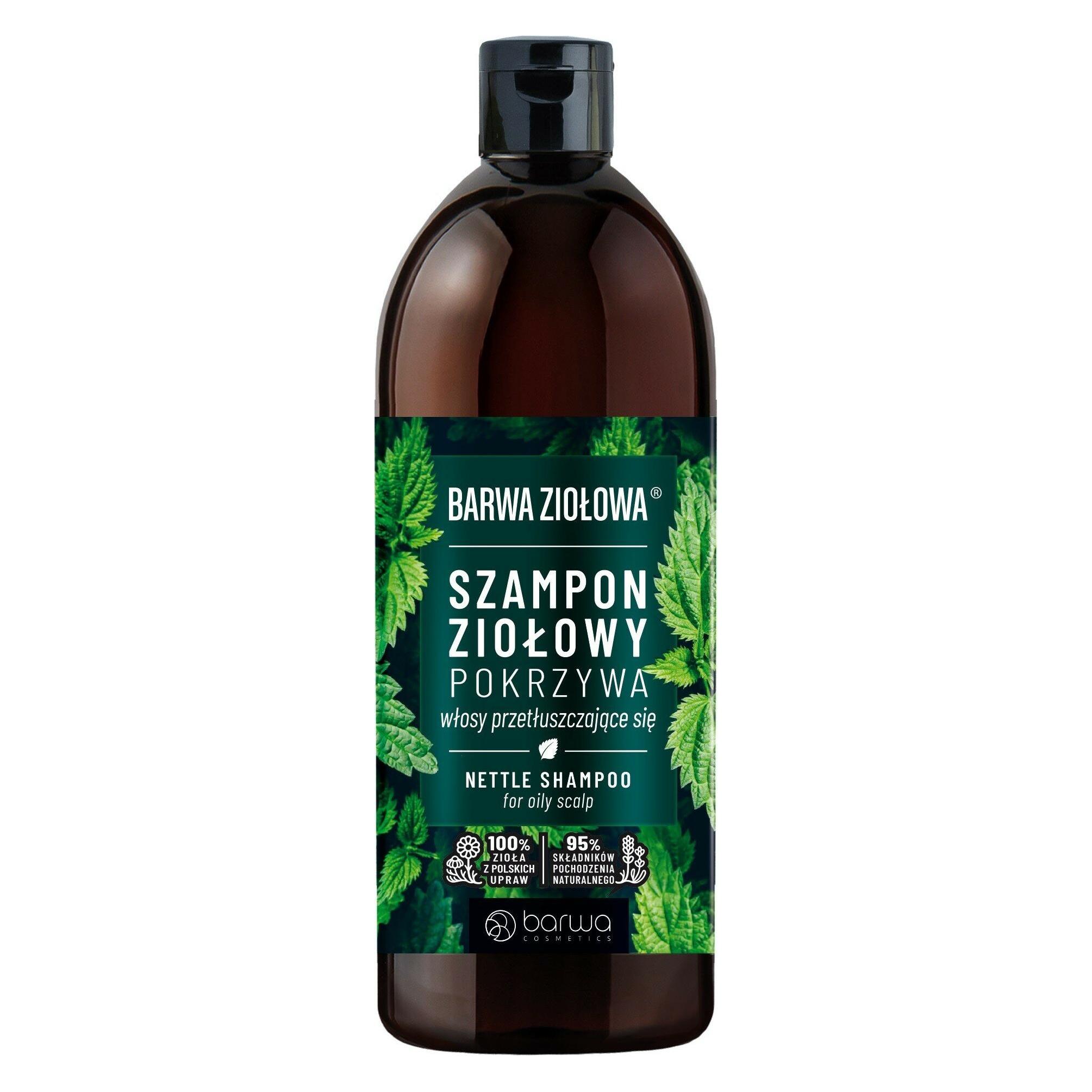 Barwa Color - Herbal Herbal Shampoo For Greasy Hair Nettle 480Ml (Flüssiges Shampoo, 480 ml) (30273890)