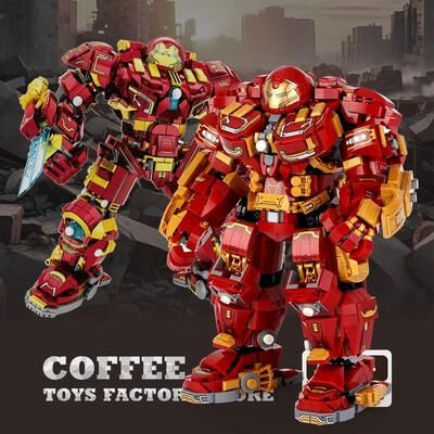 Inspired Finds Superheroes Mecha DIY Robot Building Blocks Set 650+ Pieces 1450 Pcs