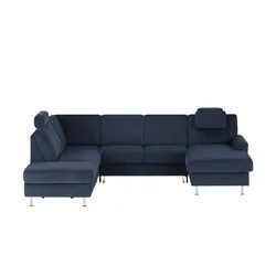 meinSofa Wohnlandschaft Mit verschiedenen Funktionen verfügbar Jana , blau , Maße (cm): B: 309 H: 87 T: 235.0