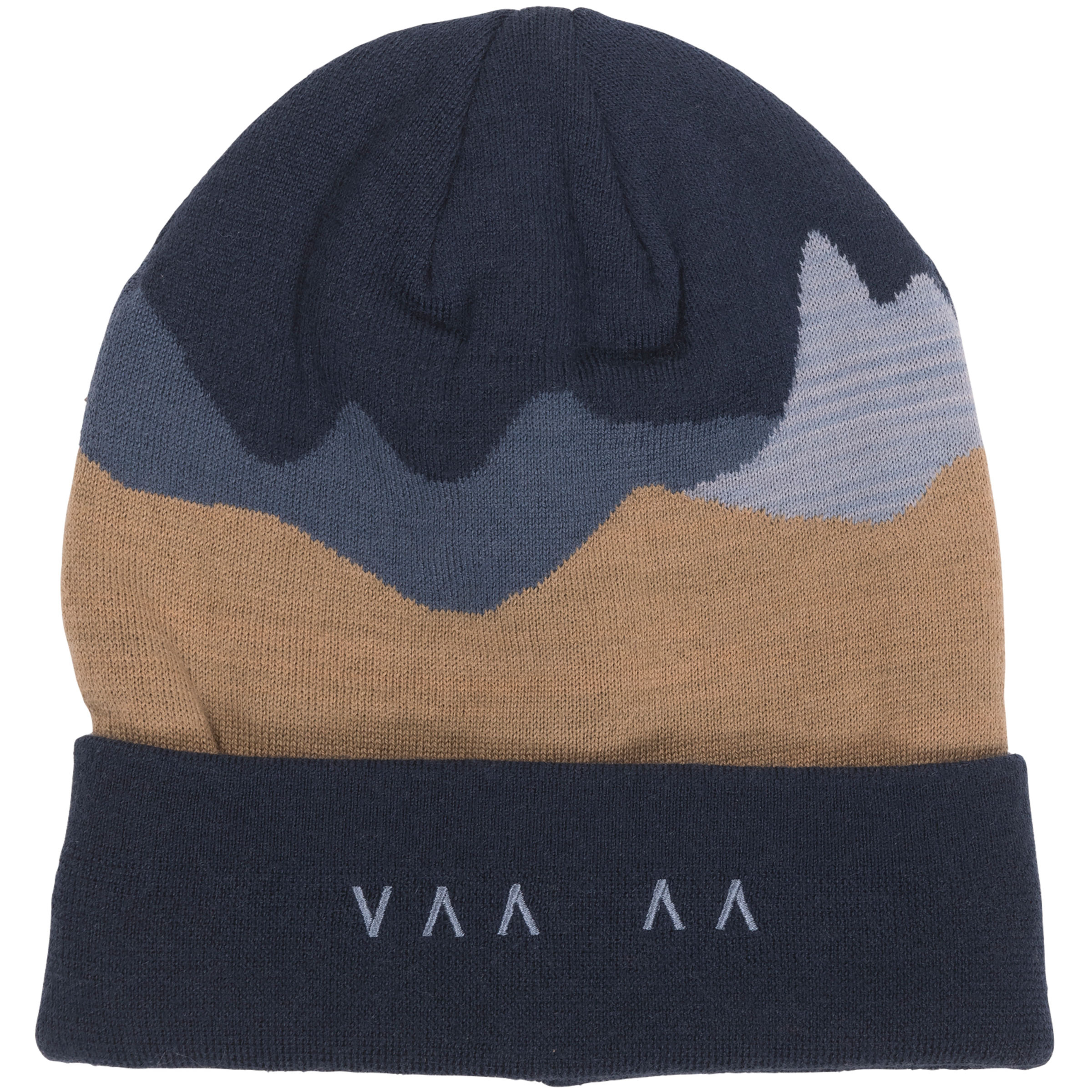 Bergans Vaagaa Fine Knit Wool Mützen & Beanies blau Trekking Elastisch Merinowolle