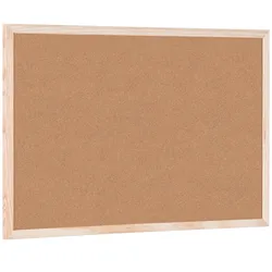 Bi-Office Basic Korktafel - 60x40cm, Kieferrahmen
