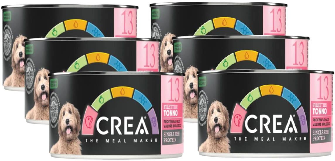 Crea Dog Lattina Tonno KIT RISPARMIO 6X150G